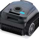 Pondee X5 Robotic Pool Vacuum for Inground Pools,Cordless Vacuum Cleaner | One Click, Smart Navigation, 4 Cleaning Modes, 180-Min Runtime, 5500 GPH Suction, Covers up to 3,229 sq.ft, Wall & Waterline
