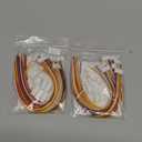 20 PCS JST PH 2.0mm 2 3 4 5 Pin Connector, Male and Female Double Connector End with 200mm Extension Cable AWG 26