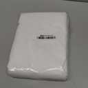 Amazon Basics Lightweight Pleated Bed Skirt, Full, Bright White, Solid