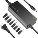 Gonine 12V 5A Power Supply Adapter AC 100-240V 50-60Hz to DC in 12V 60W Power Cord, Suit for 12 Volt 5.0A 4A 3.5A 3A LCD Monitor LED Strips Light CCTV Security Camera with 8 Connector.