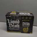Liquid Death, Sparkling Mountain Water, 12-Pack (12oz Cans), Natural Mountain Source, Infinitely Recyclable Ice-Cold Cans (BBD: 05/03/28)