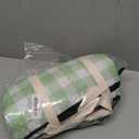 Picnic Blanket, 80''x80'' Waterproof Outdoor Blankets, Picnic Mat Washable for Beach, Picnic Blankets for Camping on Grass with Shoulder Strap - Green & White