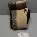 COMSE Extra Large Blanket Basket, Woven Laundry Basket, 21.7x 13.8, Nursery Hamper, Cotton Rope Laundry Hamper Living Room for Storage Toys Clothes Towels (Black & Camel)