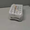 Glass Containers with Bamboo Lids Set, 2 Pack 15oz Square Jars