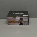 Cambom Rotary Cheese Grater Hand Crank Cheese Shredder for Fresh Cheese, Vegetable, Nuts,Non-slip Suction Base, Free Cleaning Brush Three Blades, Black