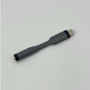 Acoustix Black Rugged Audio Adapter 3.5mm to USB-C Connector 