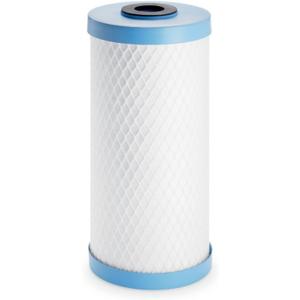 Pentair OMNIFilter CB6 Carbon Water Filter, 10" Whole House Heavy Duty Big Blue Carbon Block Taste & Odor Replacement Filter Cartridge, 10" x 4.5", 1 Micron, Blue