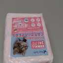 Pet Soft Disposable Cat Diapers - Diaper for Female & Male Cats, Puppy Doggie Diapers for Female Dogs with Adjustable Foam Tail Hole, X-Small (24Pcs, PK Flowers)