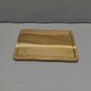 Acacia Small Wood Cutting Board - 12 Inch Wooden Board for Fruits and Vegetables, Lightweight and Convenient with Groove