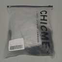 CHICME Women 2-Pack Babydoll Lingerie Lace Trim Side Slit Modal Cami Sleep Dress Loungewear Cute Night Gowns for Women Gray+Black-L