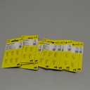 Amazon Basics 60-Pack Hearing Aid Size 10 Zinc-Air Batteries, 1.45 Volt, Yellow Tab, 4-Year Shelf Life, Child-Safe Package (Use Scissors to Open)