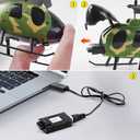 VATOS Remote Control Helicopter for Kids, Camouflage RC Helicopter, 2.4GHz Radio Controlled Airplane with Gyro 3 Channel Indoor Toy, One-Key Take-Off, Gift for Boys Adults
