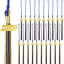 20 Pcs 2025 Graduation Tassels Blue and Gold Graduation Cap Hat Tassels 2025 for Ceremony Party Activities(Blue Gold)