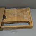 Medical king Walker Tray Table with Cup Holder Mobility Table Tray for Folding Walkers Foldable, Portable Multipurpose Bamboo Tray for Eating, Crafts, Laptops Medical Equipment Accessories - 21x16"