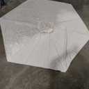 Canopy Replacement for 91x89 Ribs Patio Umbrella- Natural (Canopy Only)