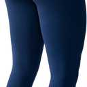 AUROLA Workout Leggings for Women Seamless Scrunch Tights Tummy Control Gym Fitness Girl Sport Active Yoga Pants (Blue, M)