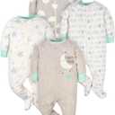 Gerber Baby Boys 4 Pack Sleep 'N Play Footie Newborn