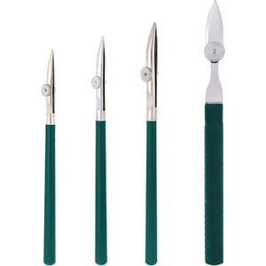 GORGECRAFT 4 Pieces Art Ruling Pens Fine Line Masking Fluid Pen Adjustable Cross-Hinged Fine Line Pen for Drawing Mounting Art Artists 4 Sizes