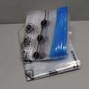 Amazon Basics Roll-Up Travel Compression Storage Bags for Clothes and Towels, No Vacuum Needed, Clear, 12 Pack (6 Small & 6 Medium) (Multiple)