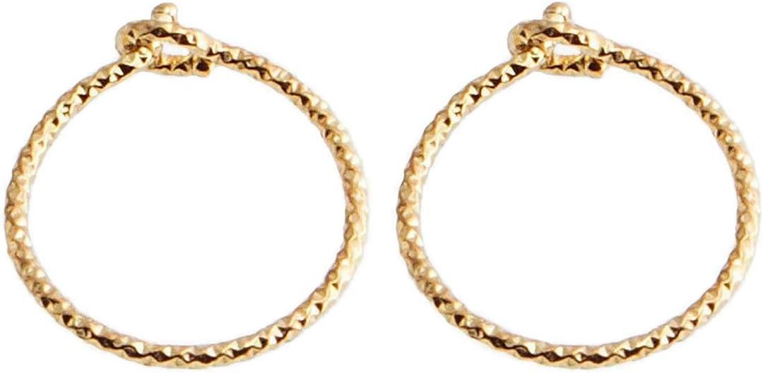 Silver, Gold Filled Huggie Hoop Earrings for Women Tiny Thin Hypoallergenic Snap Hoop Earring (15mm | 20 GA, 14K Gold Filled | Sparkle Wire) Silver, Gold Filled Huggie Hoop Earrings for Women Tiny Thin Hypoallergenic Snap Hoop Earring (15mm | 20 GA, 14K Gold Filled | Sparkle Wire)