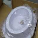 KEMIMOTO Pairs of 6x9 Speaker Pods, Universal Speaker Boxes Enclosures Speakers Compatible with UTV, RV, Car, Boat, Trunk, Trailer, White, 2PCS