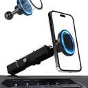 Aluminum Phone Mount Holder Compatible with Ford Bronco 2021-2025+, Phone Holder Compatible with Magsafe iPhone 17-12 Series, Magnetic Dash Phone Mount for Bronco Accessories (Not Fit in Bronco Sport)