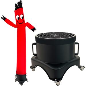 10FT Red Inflatable Tube Man with 3/4HP Blower, Air Dancer for Business
