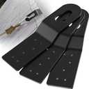 3 Pcs Roof Safety Anchor Hitch Clip, Black Roof Anchors, For Fall Protection Connects To Wood Surfaces, Permanent Roof Anchor Use With Roofing Harness, Safety Ropes And Other Roof Safety Equipment