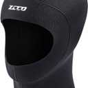 Neoprene Wetsuit Hood Scuba Diving Hood 3MM 5MM for Men Women Youth, Bib Dive Cap Surfing Thermal Hood for Kayaking Snorkeling Swimming Sailing Canoeing Water Sports (Large)