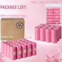 180 PCS Sanitary Napkin Disposal Bags Cherry Blossom Scented, Pink Disposable Sanitary Bag Personal Care Disposal for Tampons Trash Bag, Disposable Mini Bags for Women Privacy Handling Bag Diaper Sack