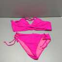 Blooming Jelly Womens Bikini Sets Cheeky Two Piece Swimsuit Criss Cross Adjustable Straps Bathing Suit String Swim Suits, Extra Large, Hot Pink)