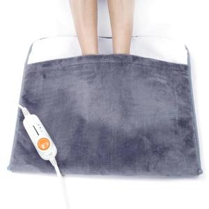 Gintao Electric Heated Foot Warmers for Men and Women,Foot Heating Pad Electric with Fast Heating Technology,Heating Pad Feet Warmer Auto Shut Off with 3 Temperature Setting,22×20 inches,Gray
