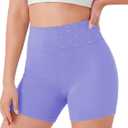 Haloumoning Girls Athletic Shorts Kids High Waisted Yoga Dance Shorts | Gymnastics Shorts for Girls, Sparkly Crystal Dance Shorts, Running Biker Shorts 13-14 Years, 160