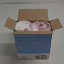 Amazon Basics 13 Gallon Tall Kitchen Drawstring Trash Bags, Clean Fresh Scent, 10% Post Consumer Recycled, 80 count (White)