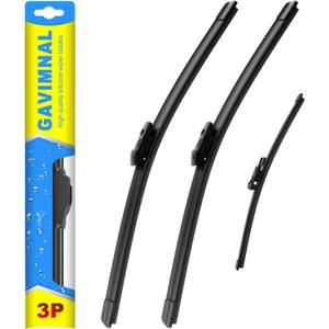 Gavimnal 24"+20"+15" Wiper Blades Replacement For Land Rover Range Rover 2017-2022,All-Season Front Rear Windshield Wiper Blades(Set of 3)