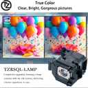 A+ Quality for Epson ELPLP69 PowerLite Home Cinema 5030UB 5030UBe 5020UB 5025UB 5010e 6010 4030 PowerLite PC 6030UB 6020UB EH-TW9200W TW9000 EH-TW8200 V13H010L69 Replacement Projector Lamp Bulb