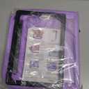 BMOUO Kids Case for iPad 9th/8th/7th Generation, with Built-in Screen Protector, Shockproof Handle Stand Kids iPad 10.2" Case 2021/2020/2019, Light Purple