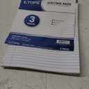TOPS The Legal Pad, 8-1/2 x 11-3/4 Inches, Perforated, White, Legal/Wide Rule, 50 Sheets per Writing Pad, 2 Pads per Pack (75337)