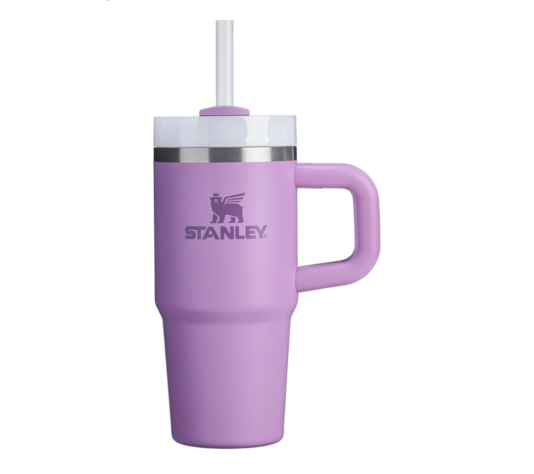 STANLEY Quencher H2.0 Tumbler with Handle and Straw 20 oz | Flowstate 3-Position Lid | Cup Holder Compatible for Travel | Insulated Stainless Steel Cup | BPA-Free | Lilac