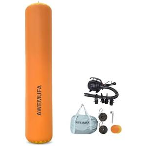 AWEMUFA Inflatable Boat Fender for Docking Heavy Duty, Large Boat Bumper for Docking with 110-120V Electric Air Pump, Inflatable Dock Bumper for Pontoon Boat, Fishing Boat, Small Yacht