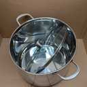 P&P CHEF 24 Quart Stock Pot with Lid, 24 Qt Large Stainless Steel Stockpot