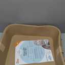 Kitty Sift Disposable Cat Litter Box Jumbo, 6 Count, Durable and Portable for Travel and Home, Eco-Friendly Disposable Litter Box Controls Odor