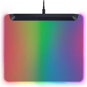 Razer Firefly V2 Pro Fully Illuminated RGB Gaming Mouse Mat: Backlit Design - 15 Zone Chroma Lighting - USB 2.0 Port - Detachable USB Type C Cable - Micro Textured Surface - Anti Slip Base