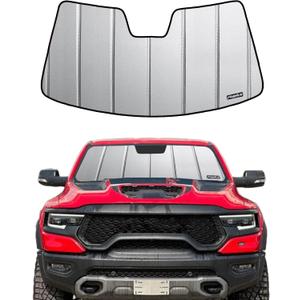 Windshield Sun Shade for Ram 1500 2019-2025 with 10 inch Wide Sensor Front Window Sunshade - Safeguard