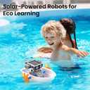 Solar Robot Building Kit STEM Gift for Boys Aged 8-13, DIY 15-in-1 Educational Science Building Toy, Solar or Battery Powered Robotic Set for Children Birthday with 212 Pieces