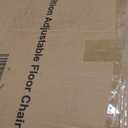 Floor Chair with Back Support 14-Position Adjustable Floor Chair Portable Ground Seating for Adults & Kids Foldable Meditation Seat with Japanese KOYO Bearings & Washable Linen Cover (Grey)