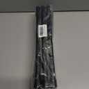 4 x Goowin Spring Rods, 5/8" Diameter, No Drilling, Expandable (12-20 in), Black, 3 Pack for Closet, Cupboard, Hanging Clothes