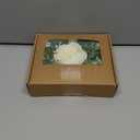 Ling's Moment Fake Flowers Box, Artificial Faux Greenery Stems Silk Peony Foam Gardenia for Wedding Decor Centerpieces Table Decorations Floral Picks Arrangements, White & Sage, Mini Combo