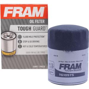 FRAM Tough Guard Replacement Oil Filter TG10575, Designed for Interval Full-Flow Changes Lasting Up to 15K Miles