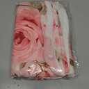 Floral Throw Pillow Covers Pink Flower Blooming Romantic Rose Vintage Sweet 18x18 Set of 4 Retro Country Square Pillowcases for Outdoor Home Couch Sofa Bed Room Patio Farmhouse Garden